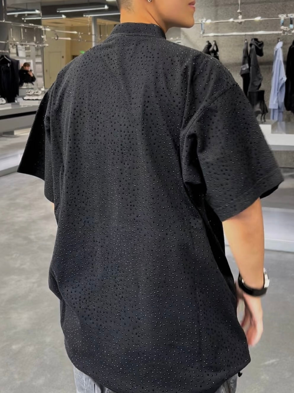 발렌시아가 / 크리스탈 비즈 티셔츠