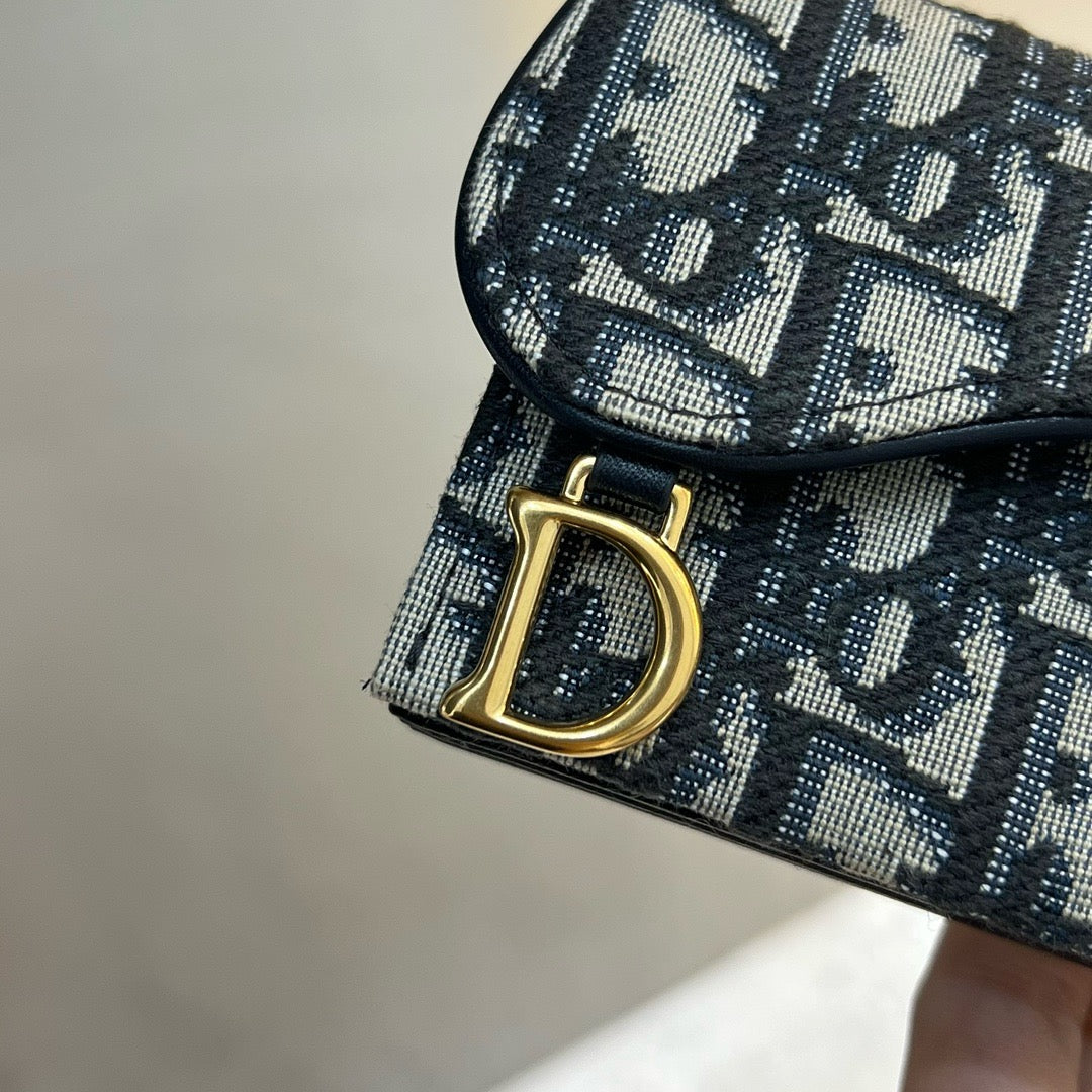 디올 / 새들 자스민 포켓 카드 지갑