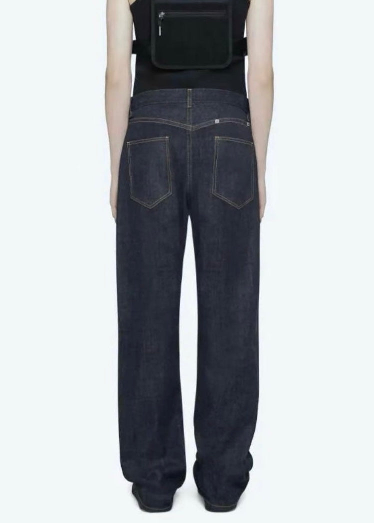 지방시 / 워싱 스트레이트 데님 팬츠