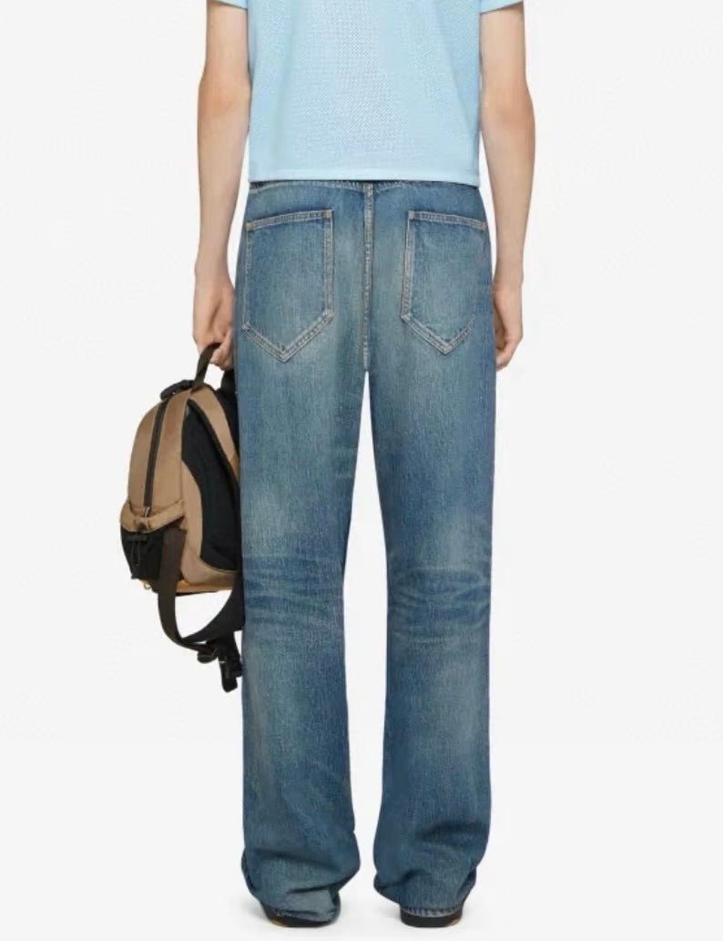 지방시 / 워싱 스트레이트 데님 팬츠