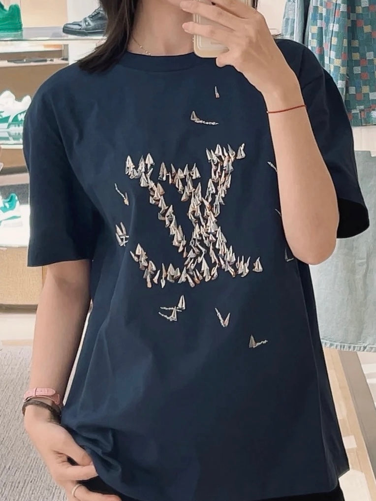 루이비통 / LV 요트 자수 로고 티셔츠