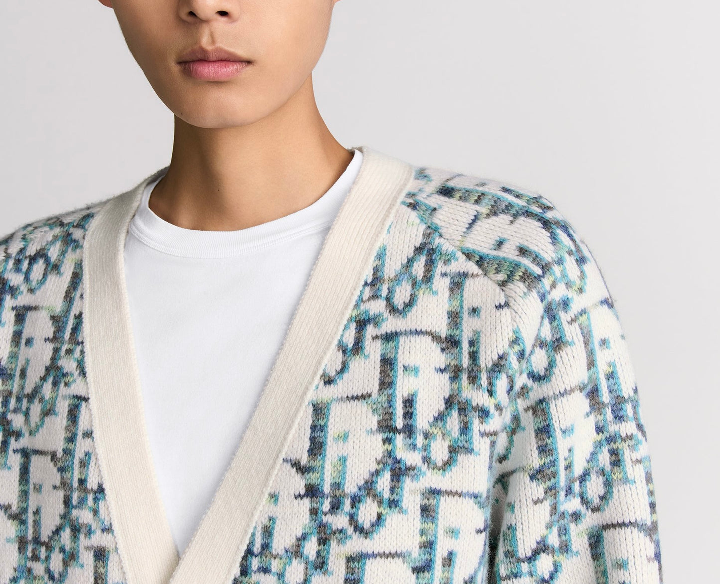 디올 / 오블리크 올로고 자카드 니트 가디건