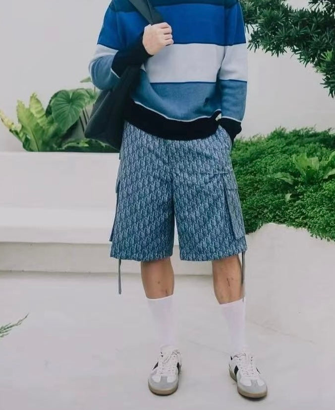 디올 / 오블리크 프린트 카고 하프 쇼츠