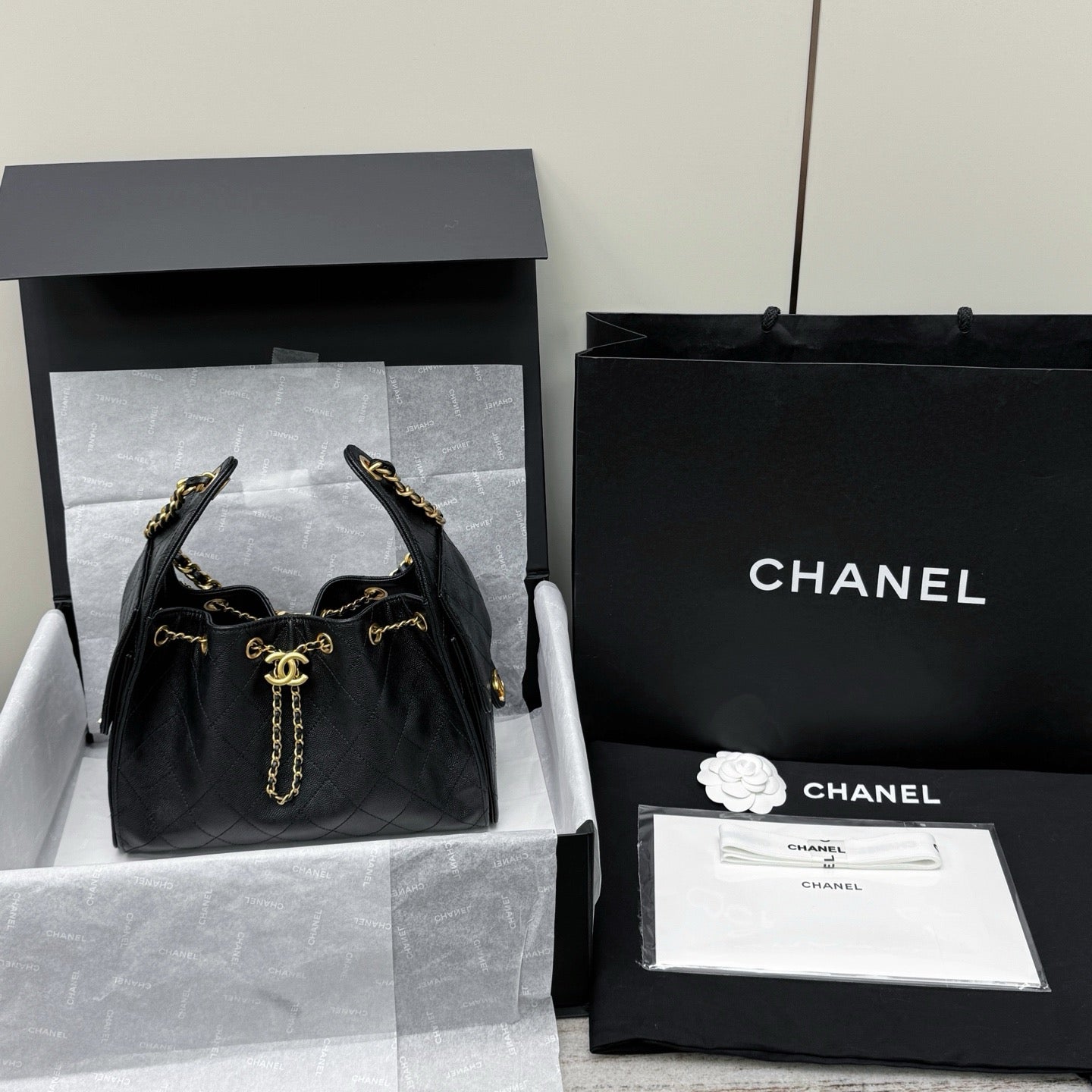 샤넬 / 25백 스몰 캐비어스킨 25S