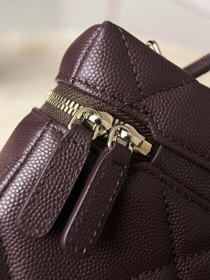 샤넬 / 25k lp 체인 코스메틱 케이스