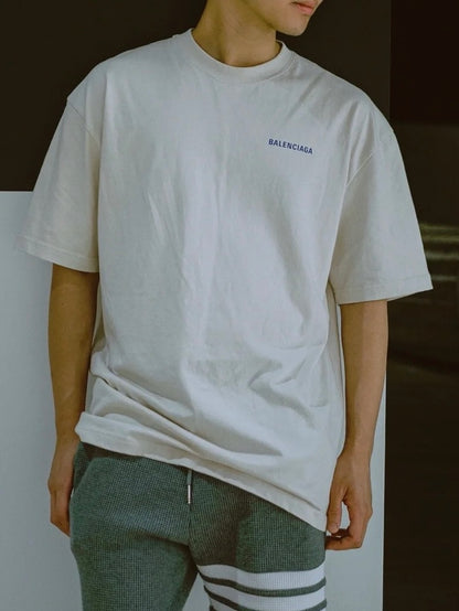 발렌시아가 / 자수 로고 티셔츠