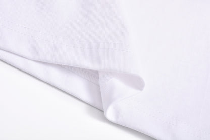 발렌시아가 / 로고 자수 쇼트 티셔츠