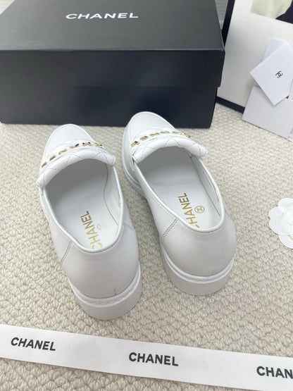 샤넬 / 턴락 레터링 퀄팅 로퍼 25SS