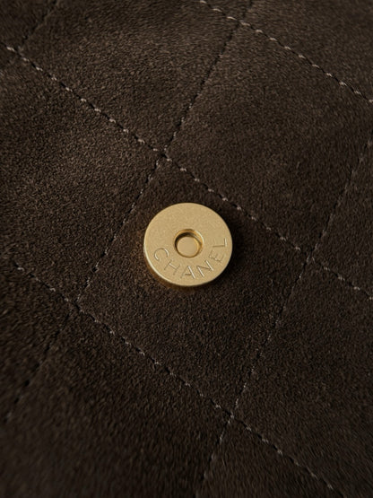 샤넬 / 25k 호보 스웨이드 25 스몰 백