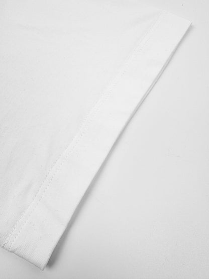 생로랑 / 자수 로고 쇼트 티셔츠