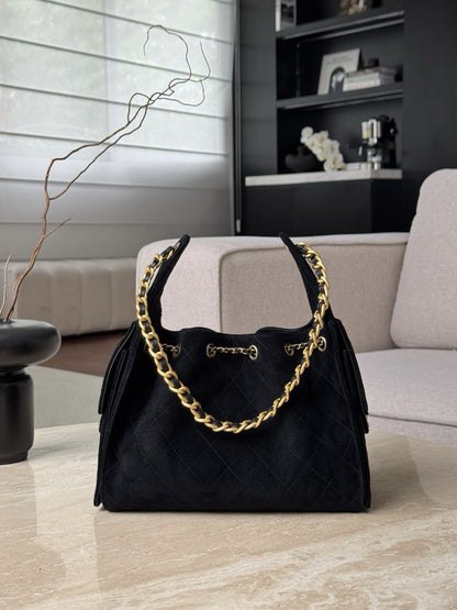 샤넬 / 25k 호보 스웨이드 25 스몰 백