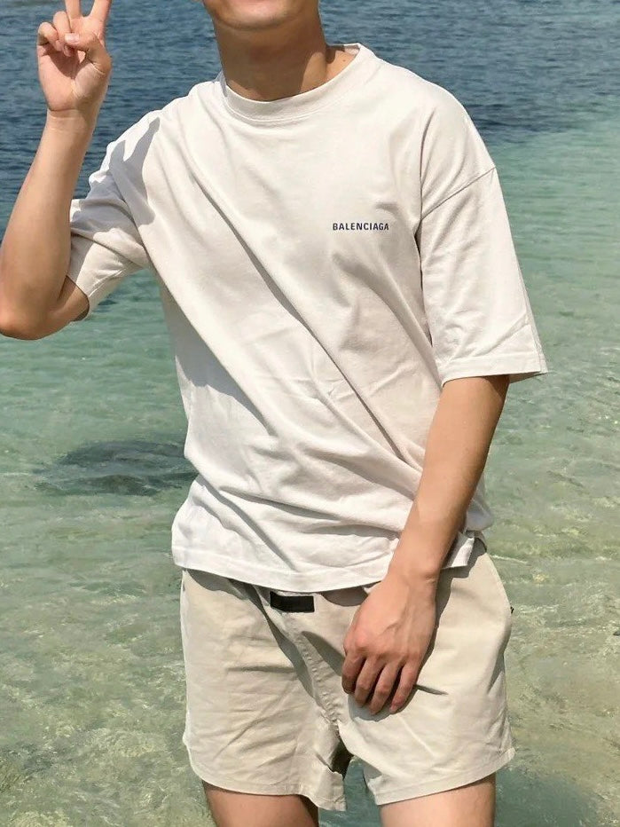 발렌시아가 / 자수 로고 티셔츠