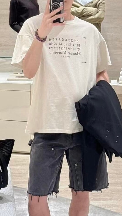 메종마르지엘라 / 넘버 로고 티셔츠