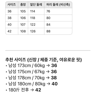 로에베 / 와이드 데님 팬츠