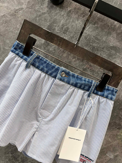 알렉산더왕 / 미들 라인 데님 쇼츠