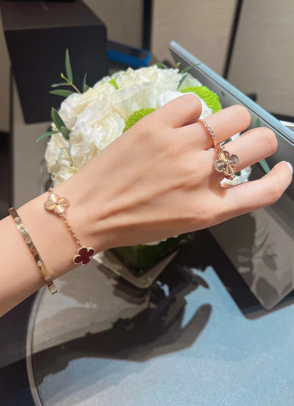 반클리프 앤 아펠 / 알함브라 회전 링 18K