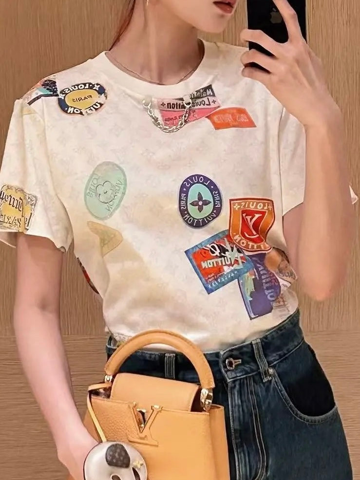 루이비통 / 마히나 패치 티셔츠