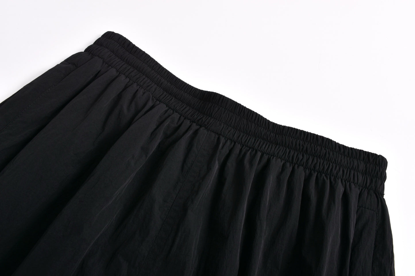 발렌시아가 / 레드 사이드 로고 자수 와이드 트랙 팬츠