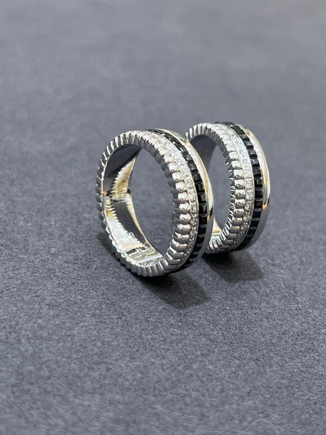 부쉐론 / 콰트로 블랙링 18K