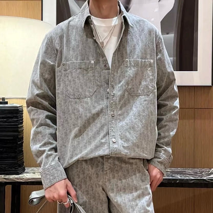 디올 / 오블리크 코튼 데님 오버셔츠