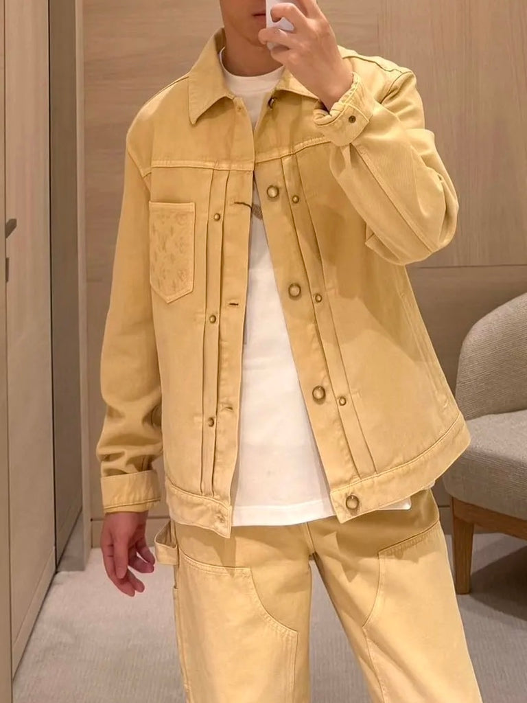 루이비통 / 엠보 로고 포켓 데님 자켓