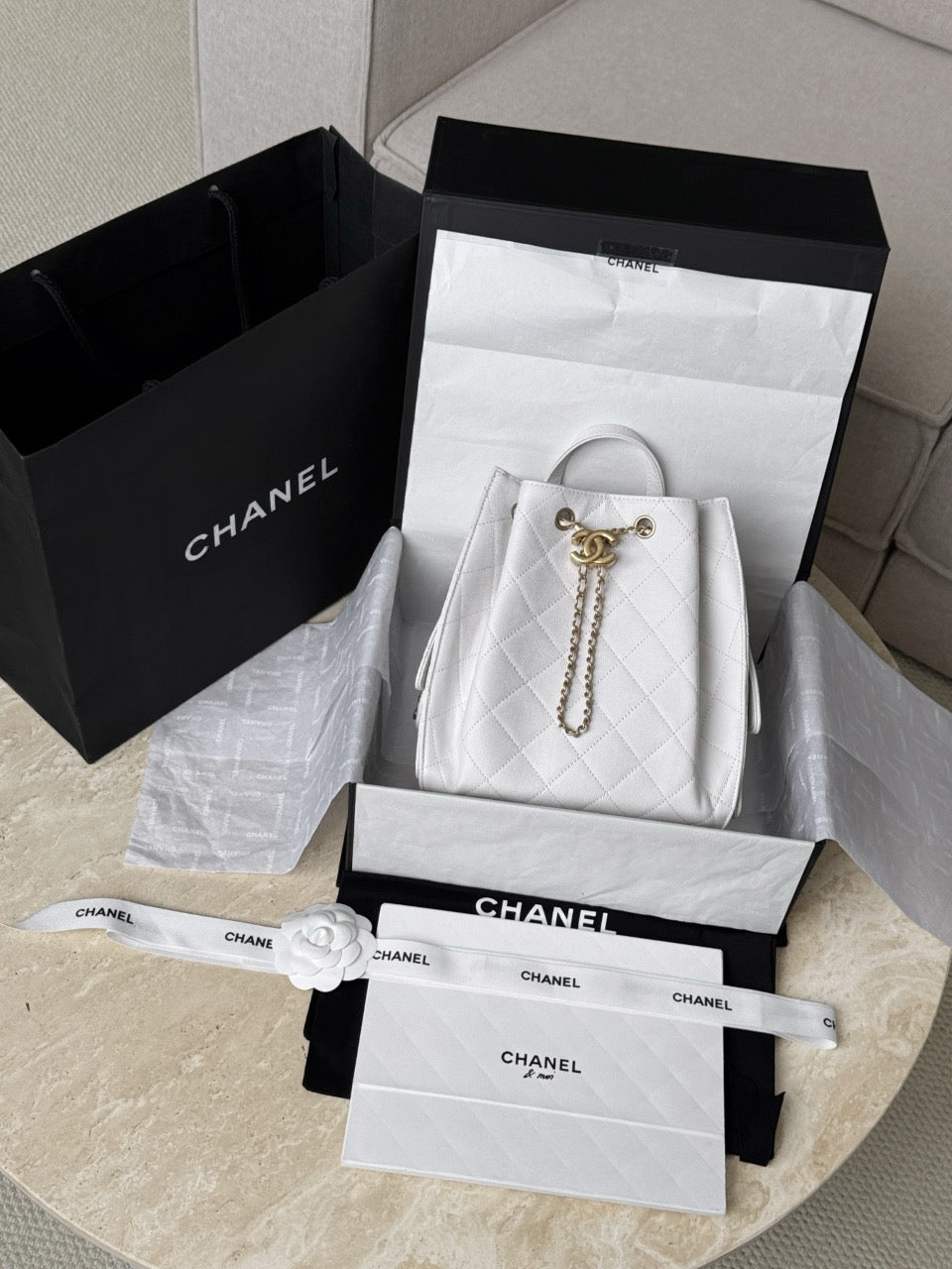 샤넬 / 25b 25 미디엄 백팩