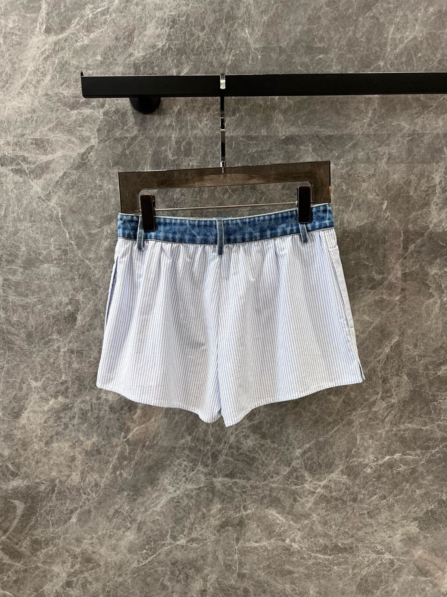 알렉산더왕 / 미들 라인 데님 쇼츠