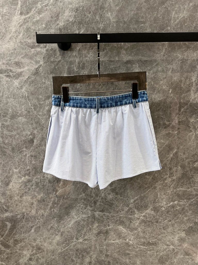 알렉산더왕 / 미들 라인 데님 쇼츠