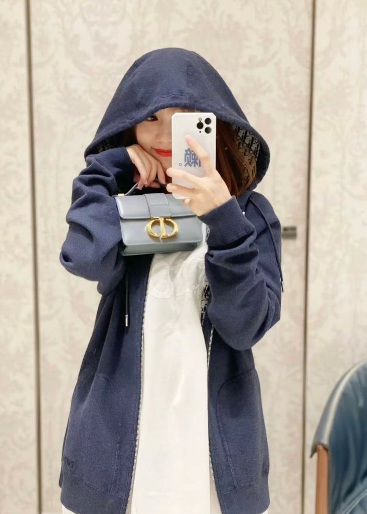 디올 / 캐시미어 트레이닝 후드집업