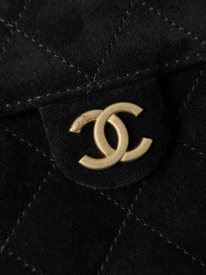 샤넬 / 25k 호보 스웨이드 25 스몰 백