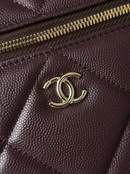 샤넬 / 25k lp 체인 코스메틱 케이스