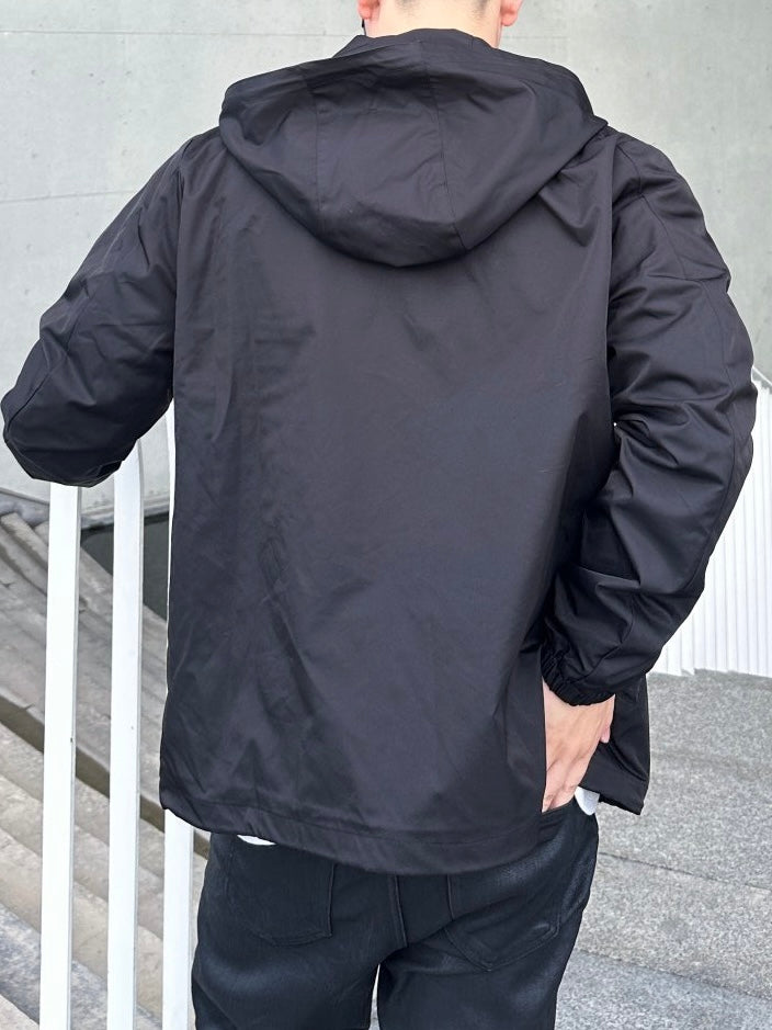 프라다 / 나일론 로고 지퍼 후드 자켓
