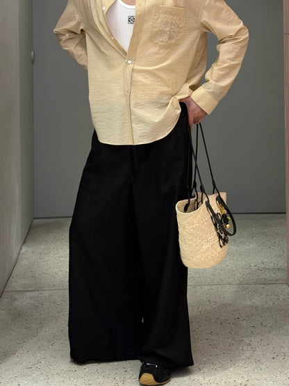 로에베 / 실크 롱 팬츠