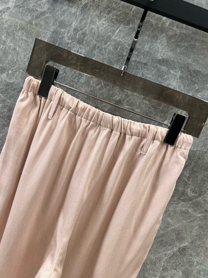 로에베 / 마이크로 로고 와이드 밴딩 캐주얼 팬츠