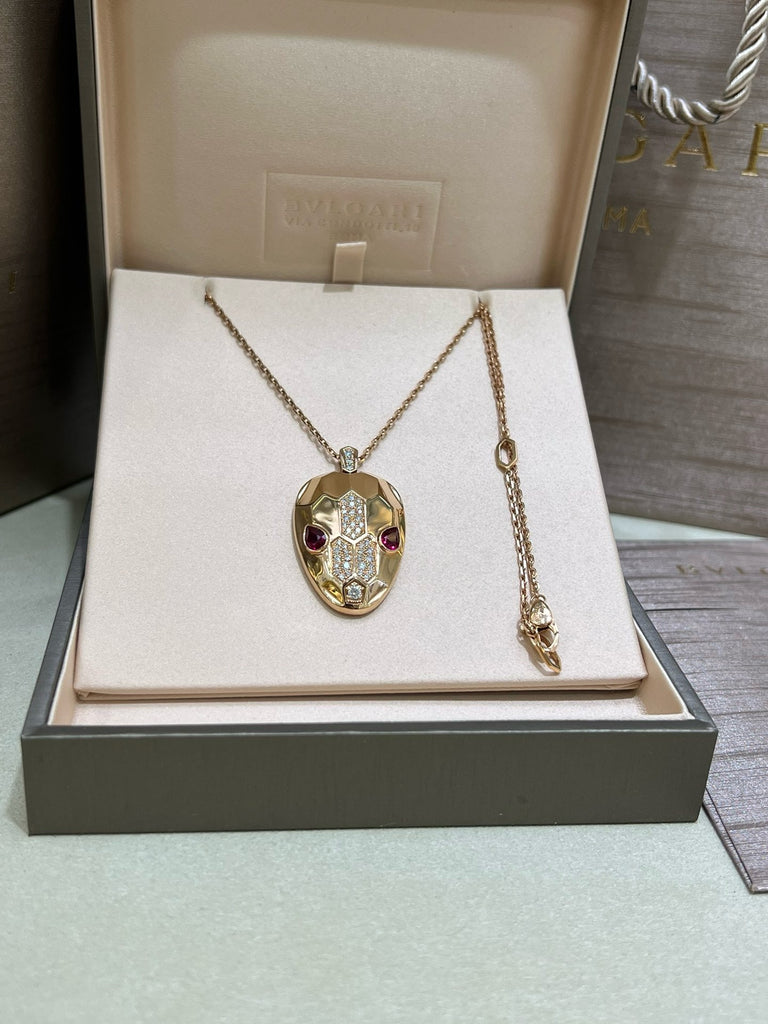 불가리 / 세르펜티 세두토리 네크리스 18K