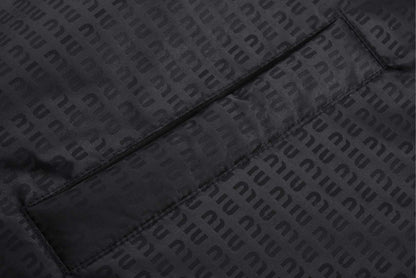 미우미우 / 시그니처 로고 프린팅 포켓 재킷