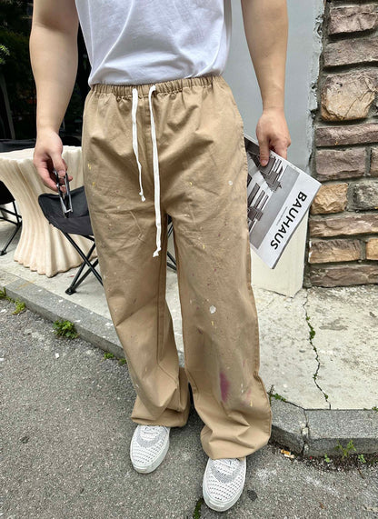 메종마르지엘라 / 잉크젯 캐주얼 밴딩 팬츠