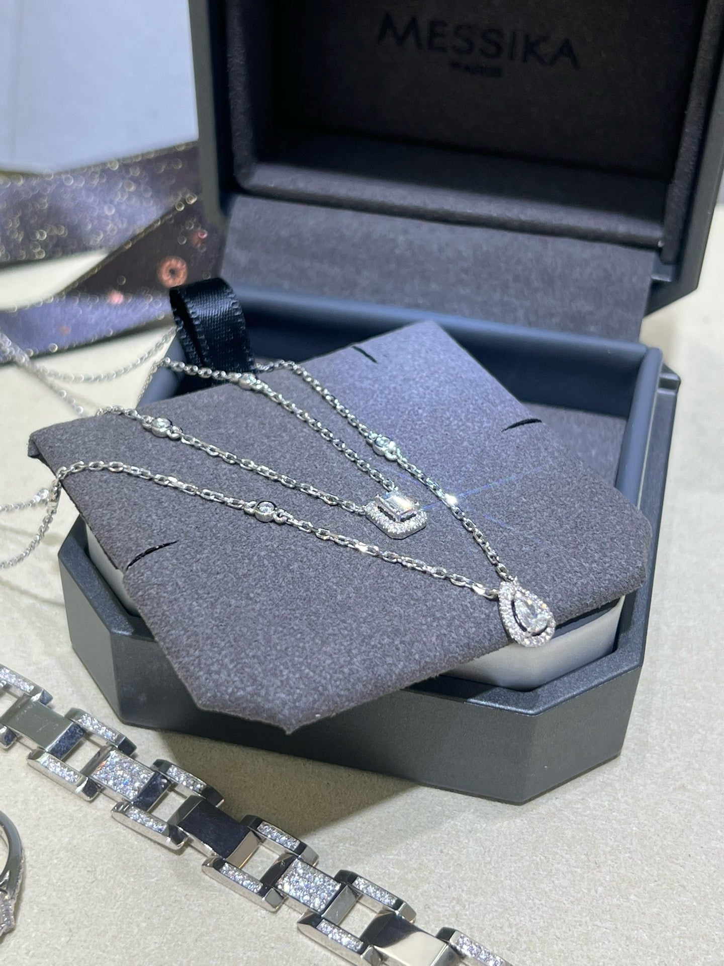 메시카 / 마이 트윈 네크리스 18K