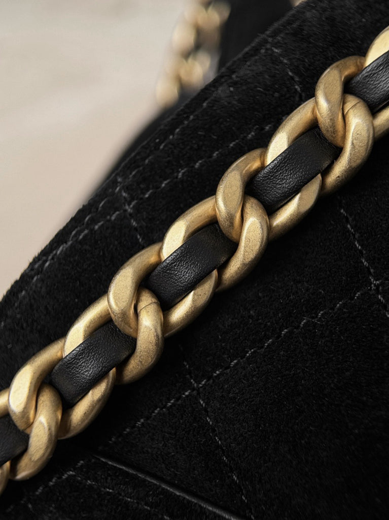 샤넬 / 25k 호보 스웨이드 25 스몰 백