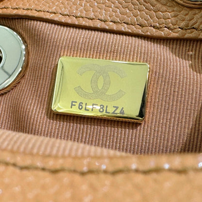 샤넬 / 듀마 백팩 투포켓 골드 스몰 23P