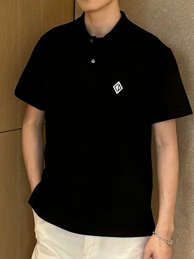 디올 / 실리콘 로고 터틀넥 폴로 티셔츠