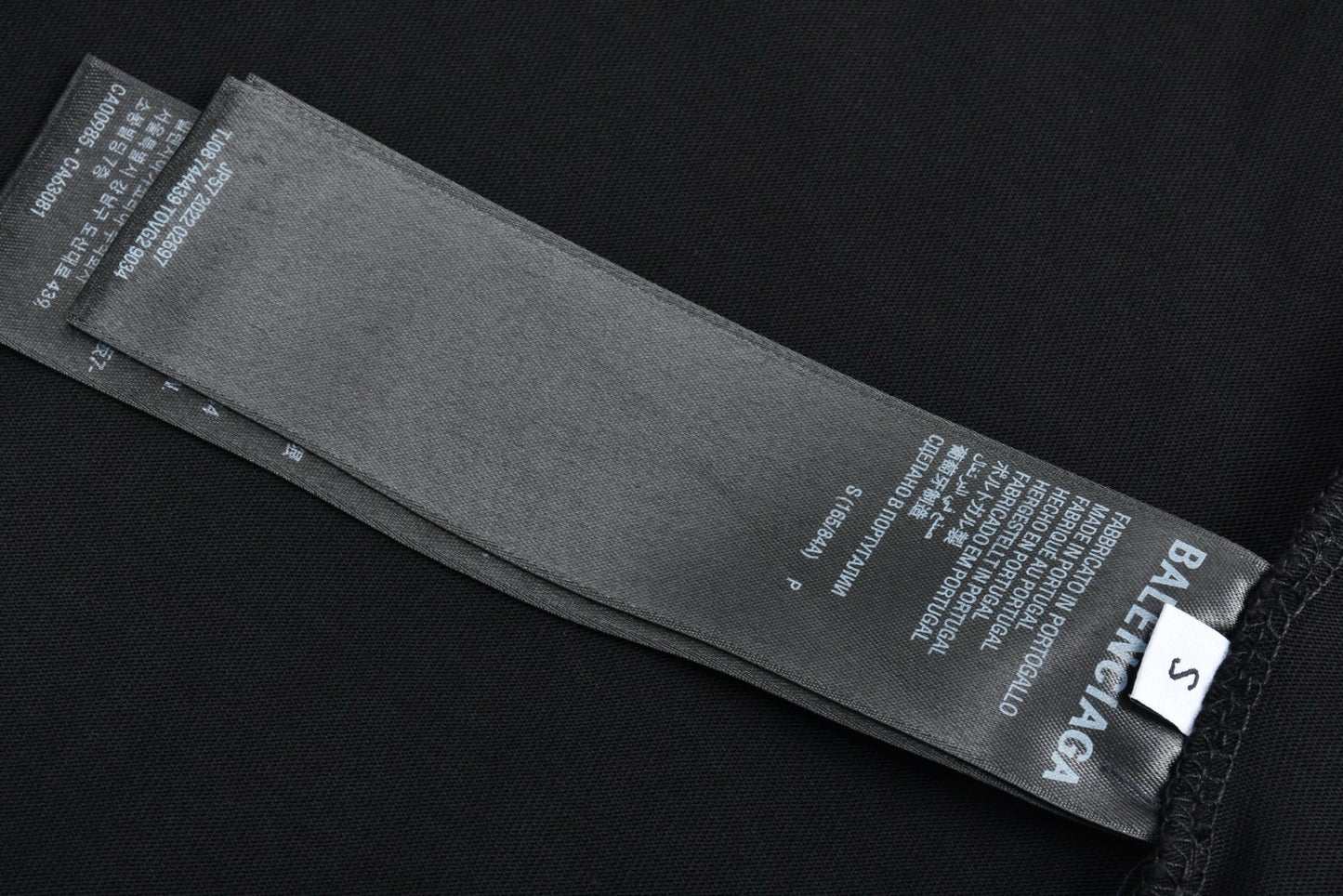 발렌시아가 / 고딕 로고 쇼트 티셔츠