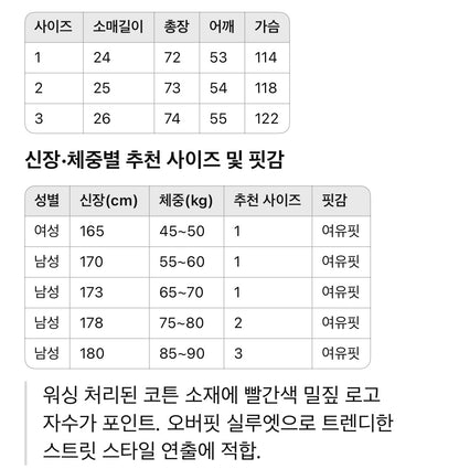 발렌시아가 / 이니셜 자수 로고 쇼트 티셔츠