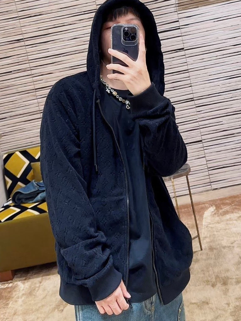 루이비통 / 모노그램 코튼 테리 후드 자켓