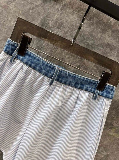 알렉산더왕 / 미들 라인 데님 쇼츠
