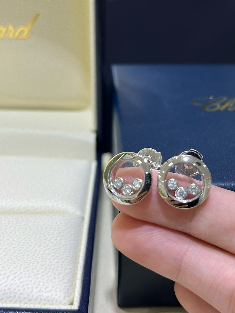 쇼파드 / 해피 다이아몬드 이어링 18K