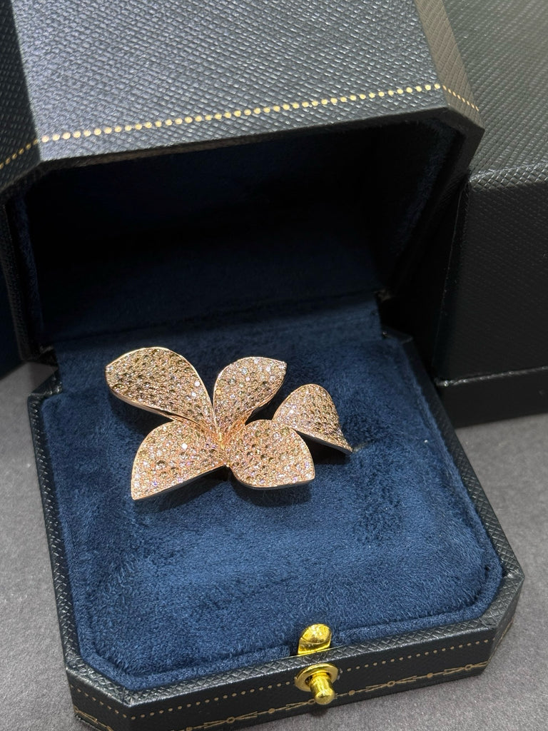 파스콸레 브루니 / 파이브 리프 프린세스 링 18K
