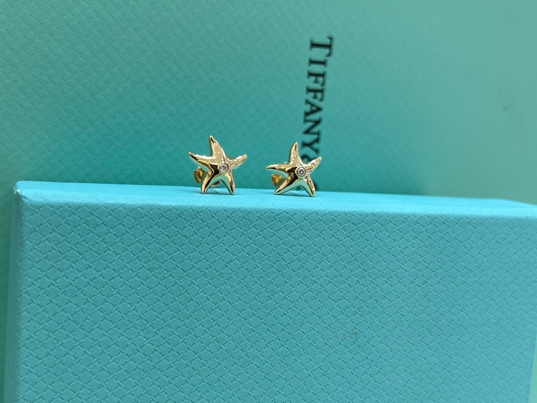 티파니앤코 / 스타피쉬 이어링 18K