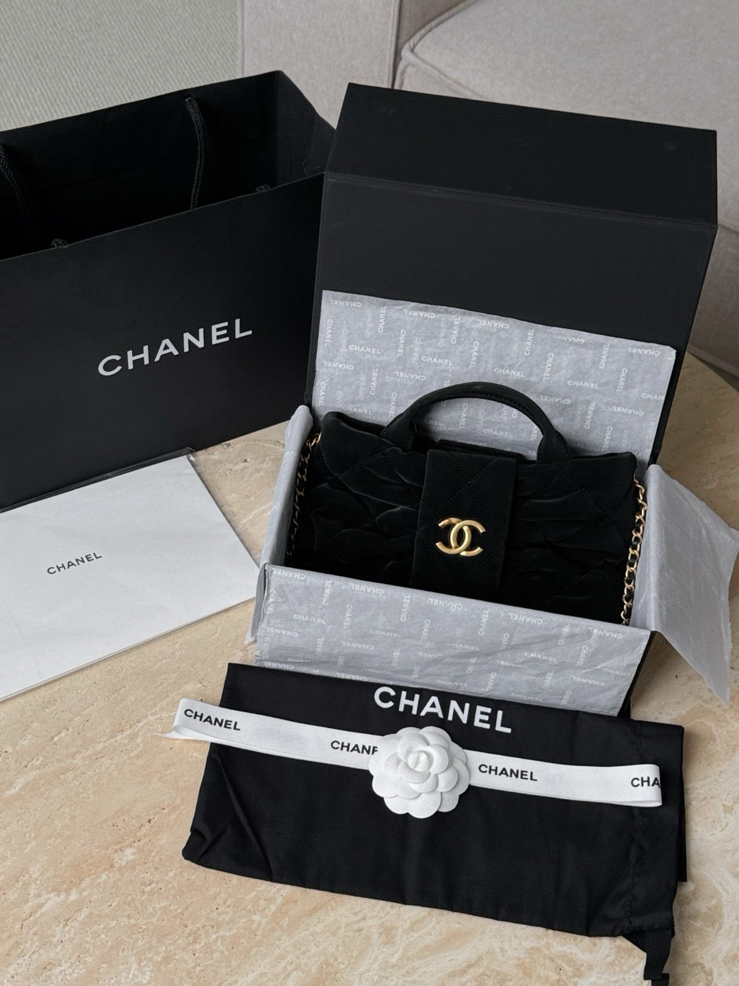 샤넬 / 25k 미니 보우 백