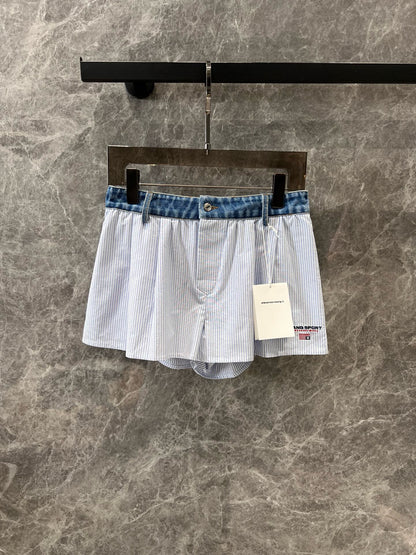 알렉산더왕 / 미들 라인 데님 쇼츠